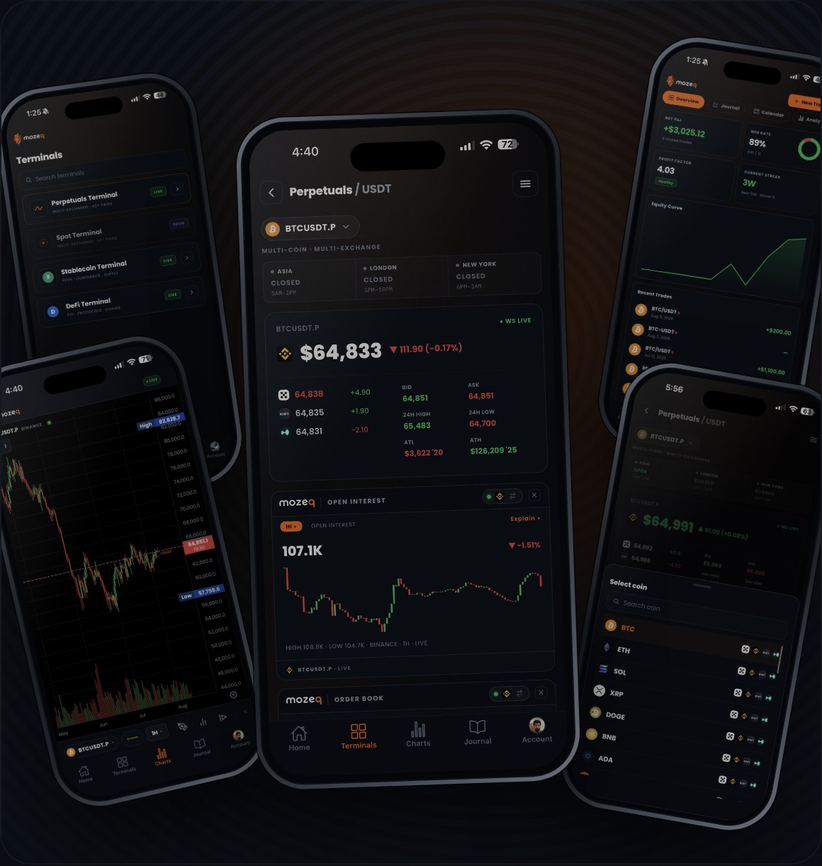 mozeq — web, iOS and Android apps